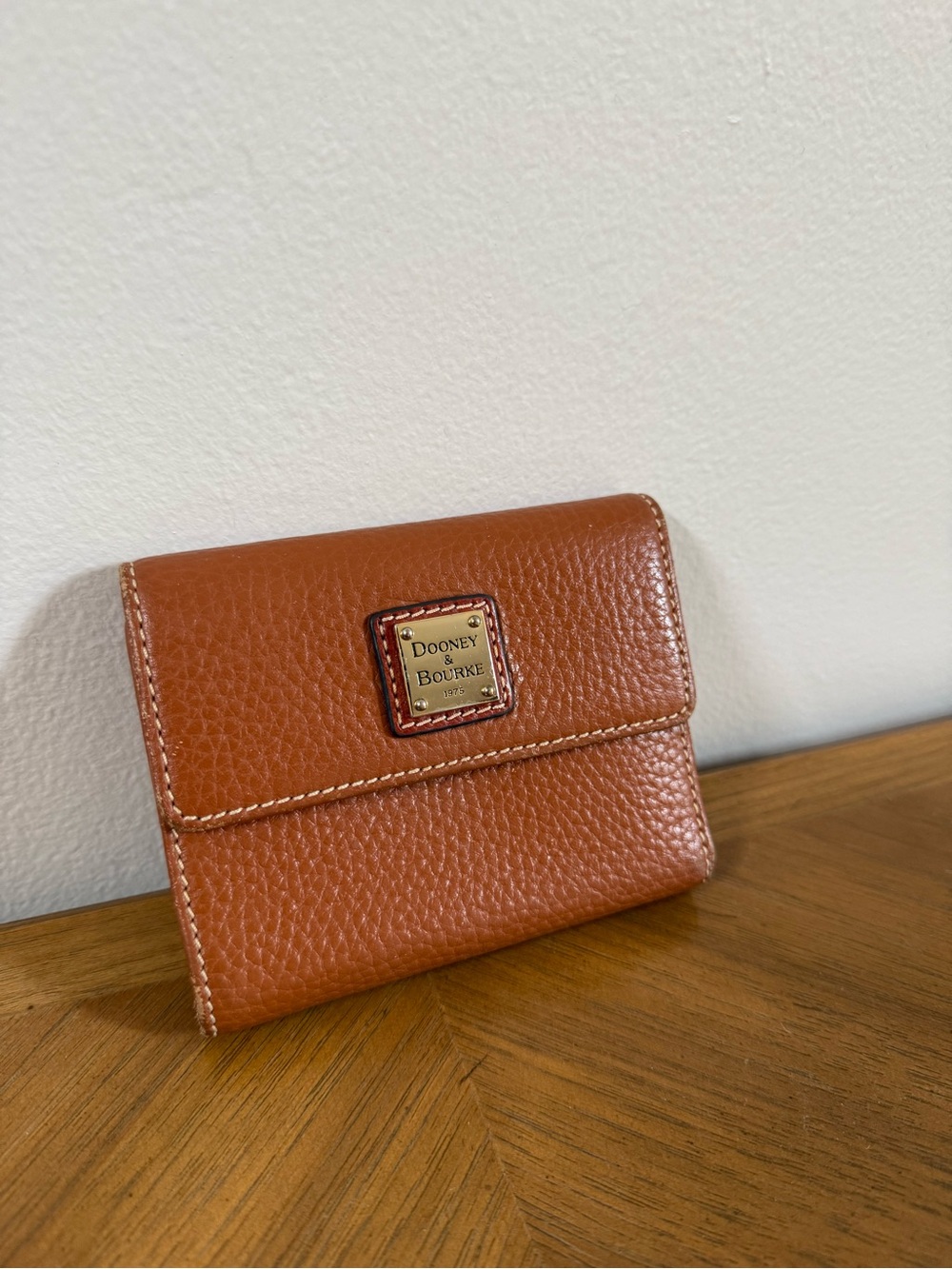 Dooney & Bourke Pebble Grain Small Flap Wallet